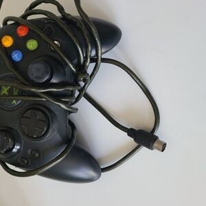 Xbox 360 Wired Controller – Black – OEM Microsoft – Tested